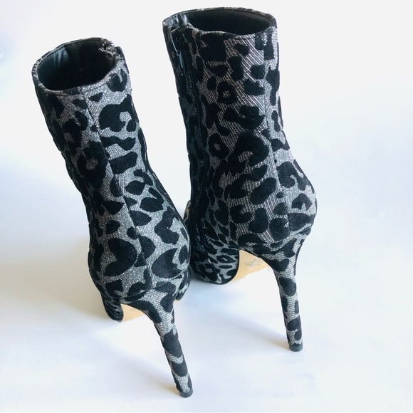 Express Metallic Leopard Booties - Picture 11 of 16